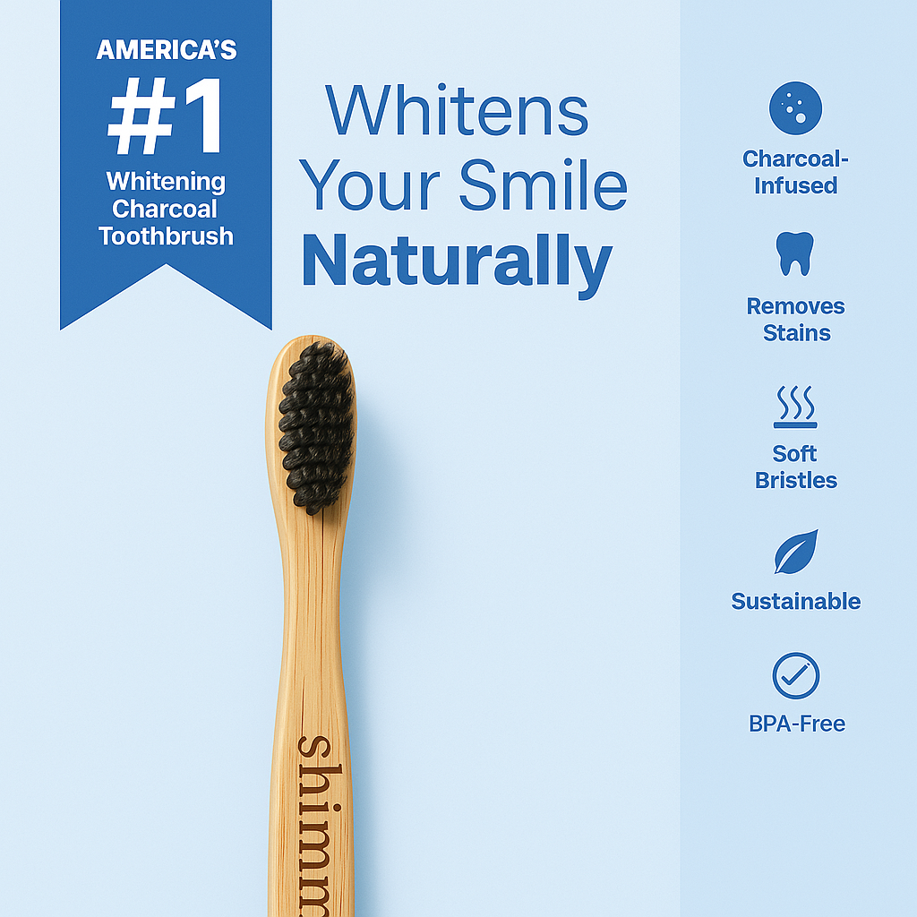 Charcoal Whitening Toothbrush